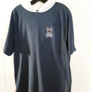 Navy Blue Shirt with Bunny Logo